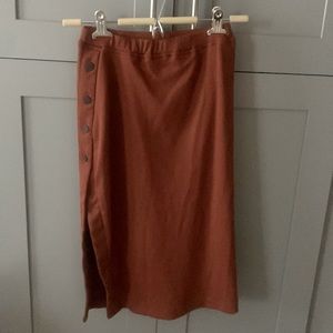 Autumn fitted skirt
